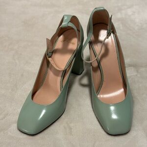 J Crew mint green pumps
